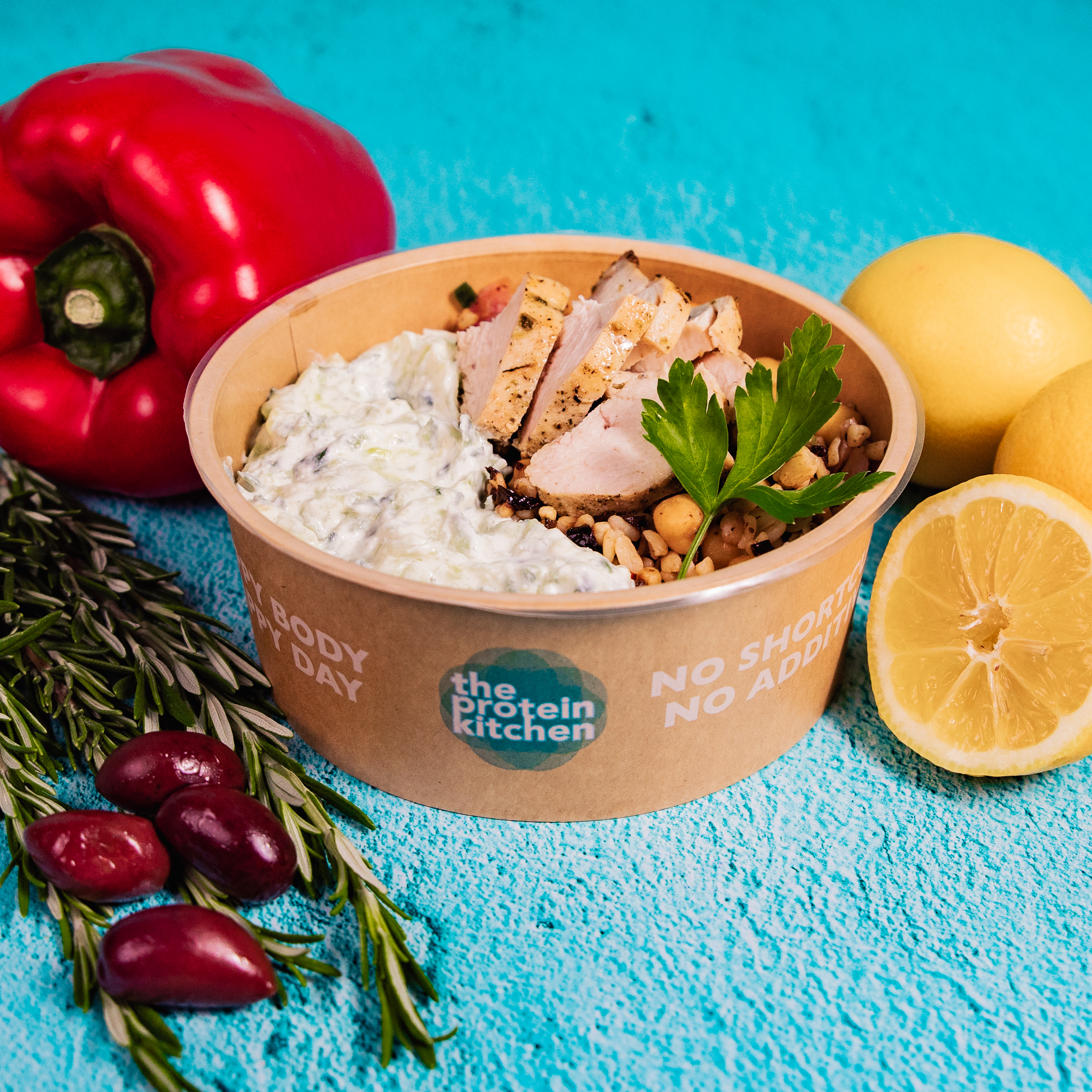 The Protein Kitchen Greek Bowl