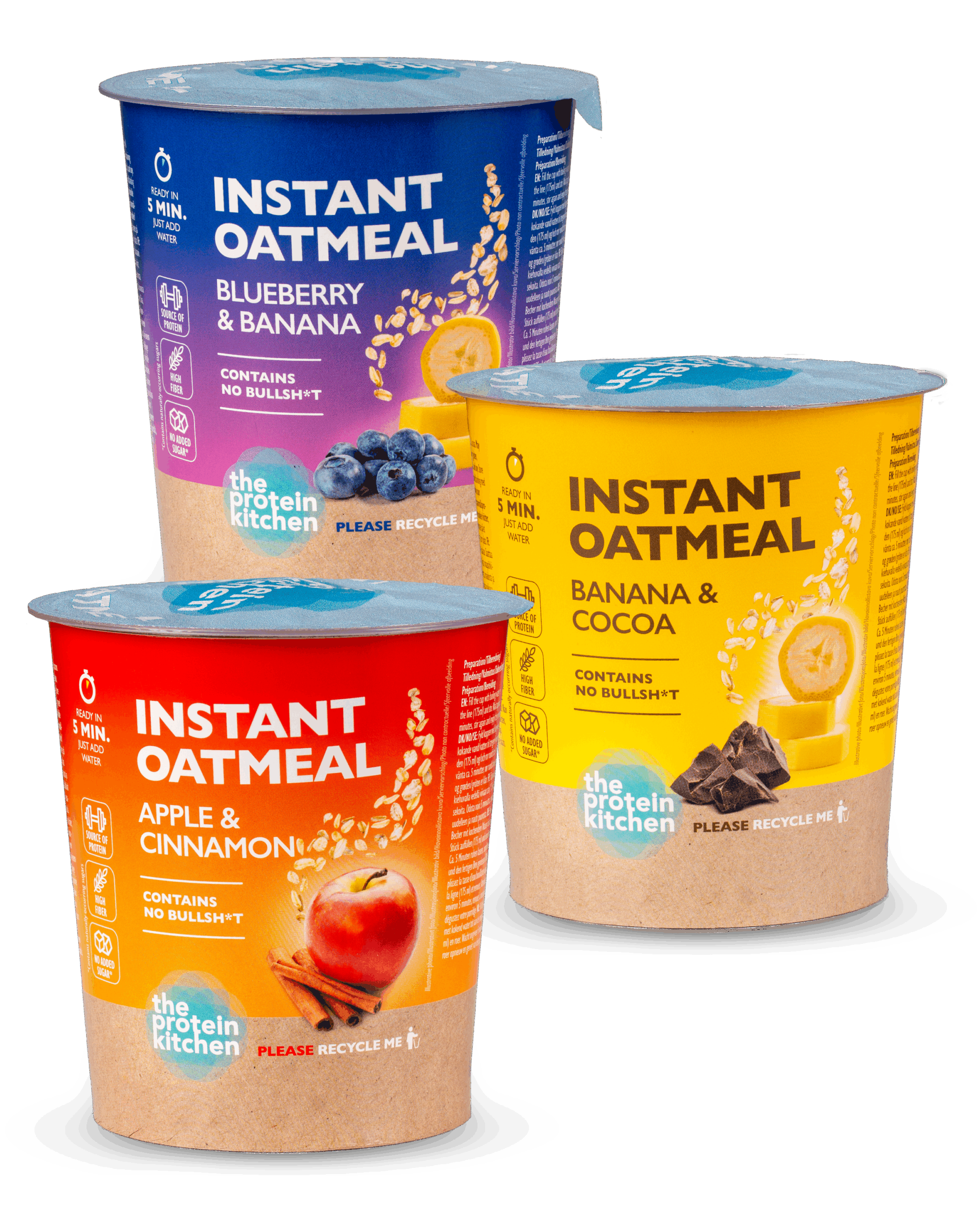 LIMITED EDITION - Instant Oatmeal - Mixed box - 8 stk.