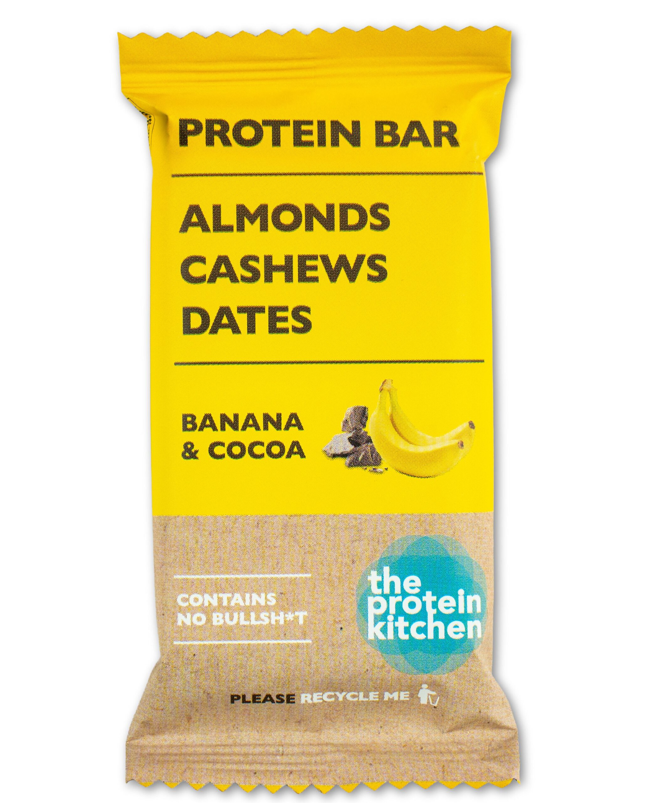 NYHED - Protein Bar - Banana & Cocoa 50g - 12 stk.
